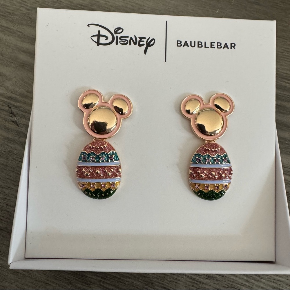 NWT Disney BaubleBar Mickey Mouse Earrings
